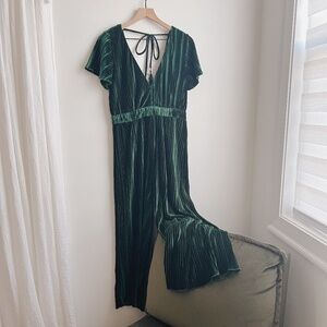 Anthropologie Velvet Jumpsuit (discontinued)